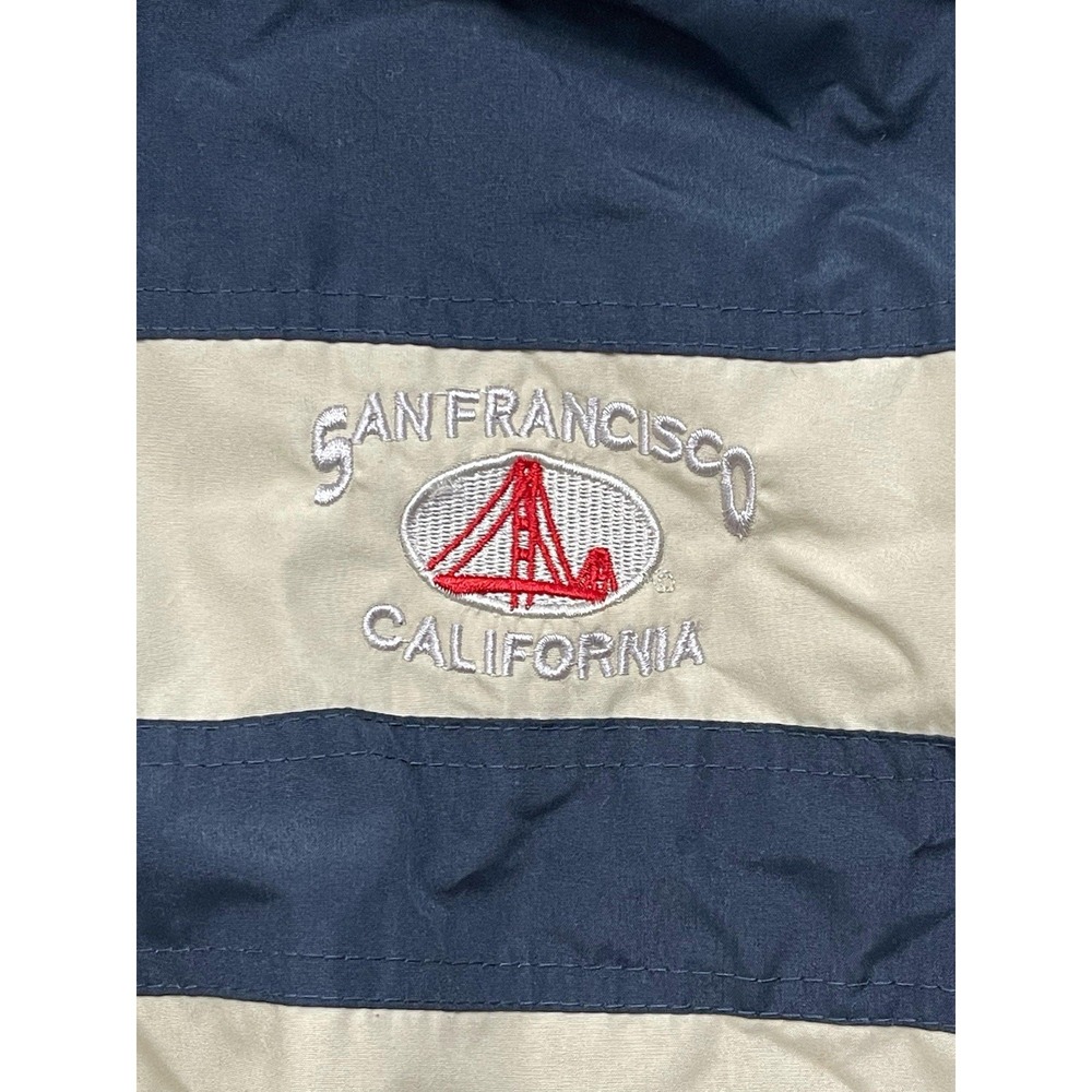 Rare VTG Reversible City of San Francisco Windbreaker‎ Jacket Men Sz S - Picture 6 of 12